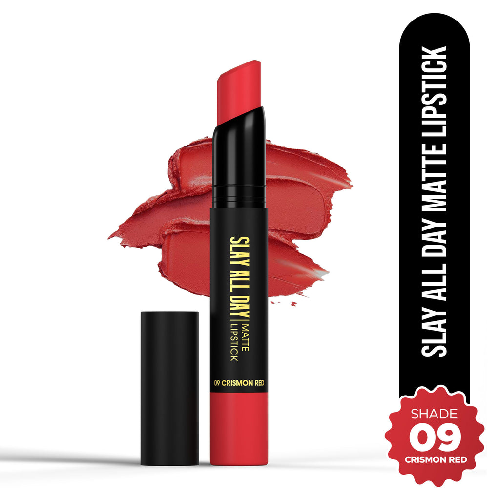 Slay All Day Matte Lipstick - Crismon Red 09