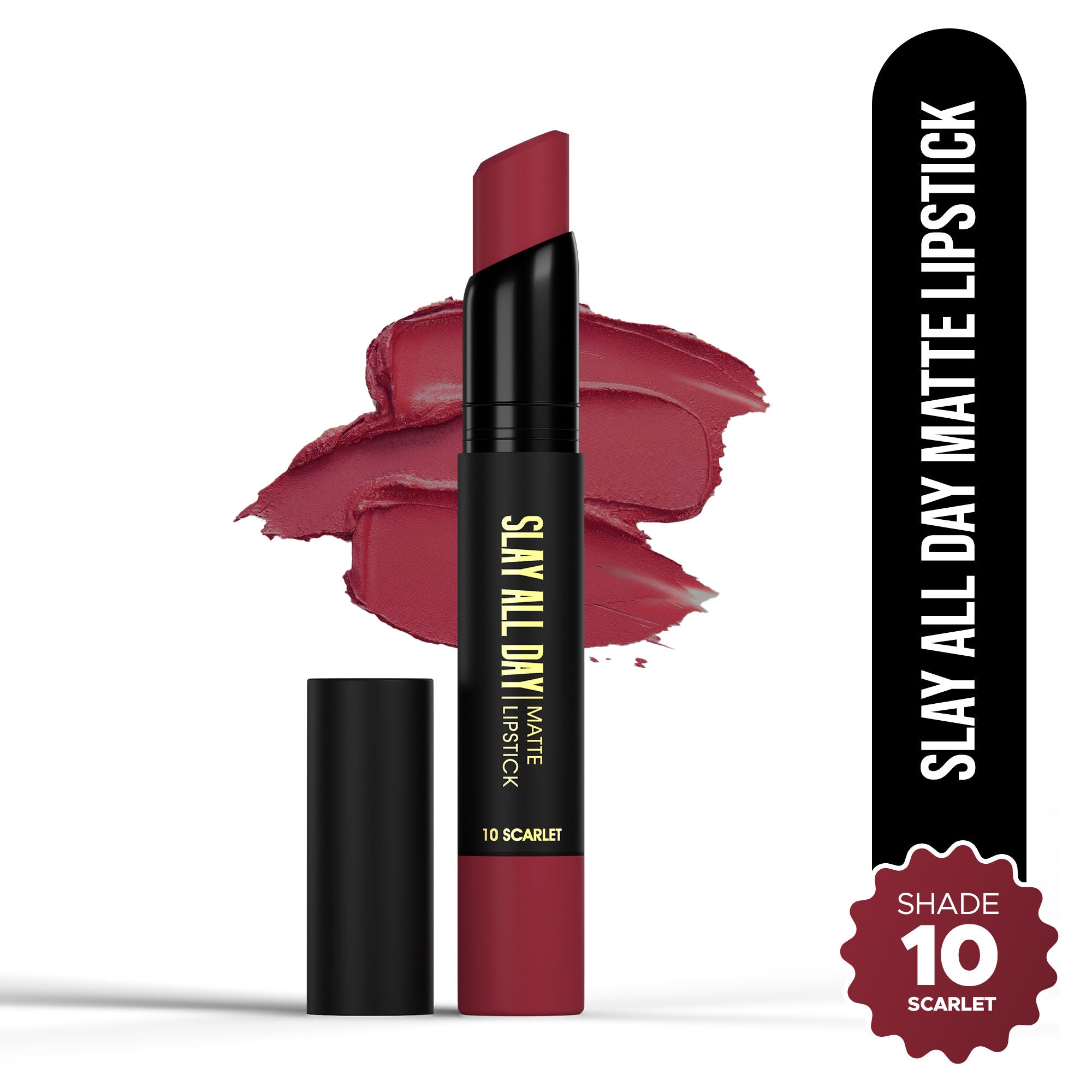 Slay All Day Matte Lipstick - Scarlet 10