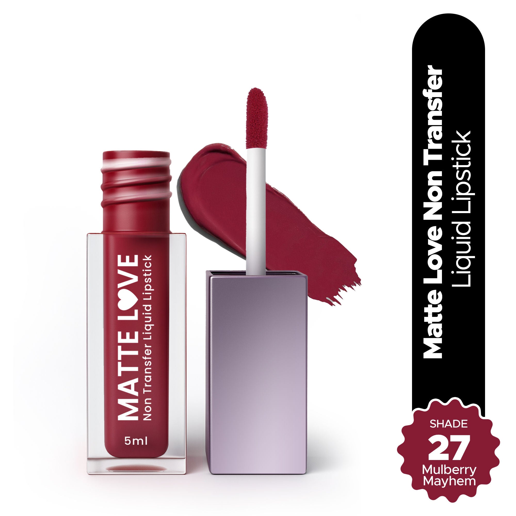 Matte Love Non Transfer Liquid Lipstick - Mulberry Mayhem 27