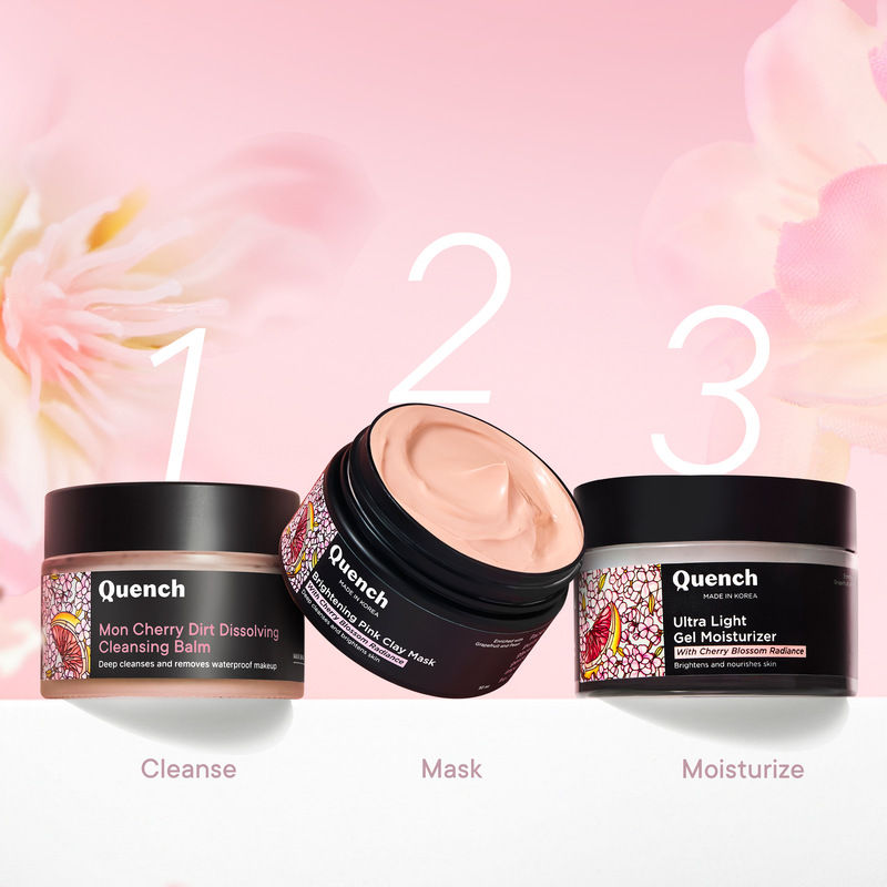 Brightening Pink Clay Mask for Instant Glow & De-Tan