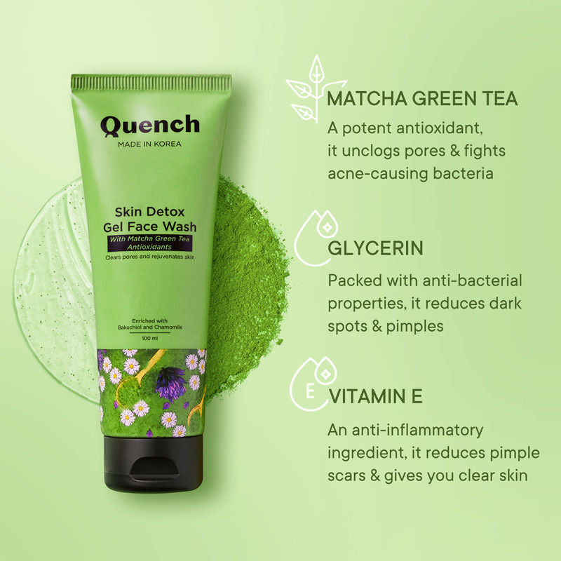 Matcha Green Tea Face Wash for Oil & Acne Control