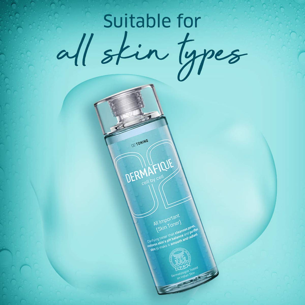 All Important Alcohol Free Skin Toner With Vitamin E & Hyaluronic Acid, Sles Free