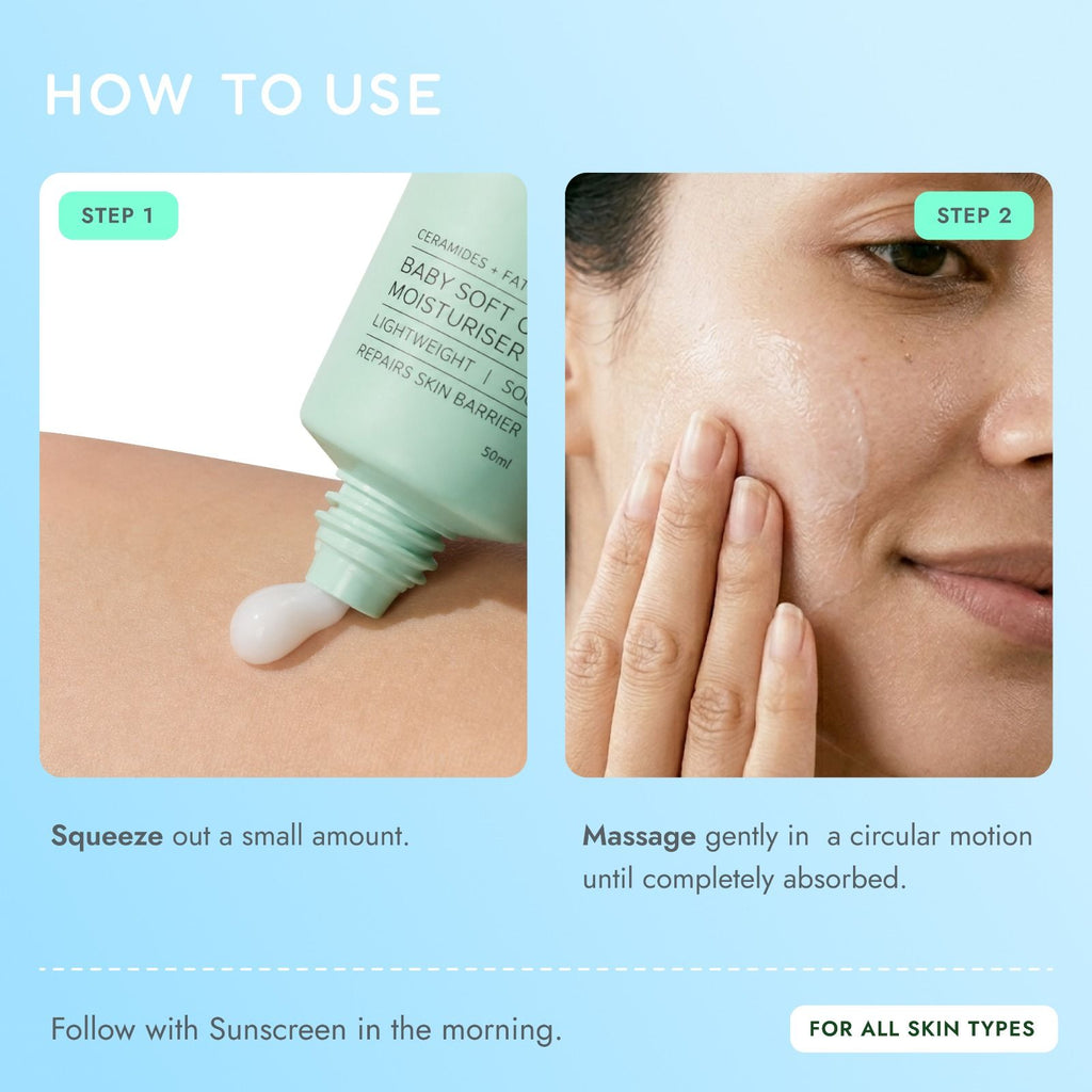 Face Moisturizer with Ceramide For Skin Barrier Repair - Fragrance Free, Non-Comedogenic