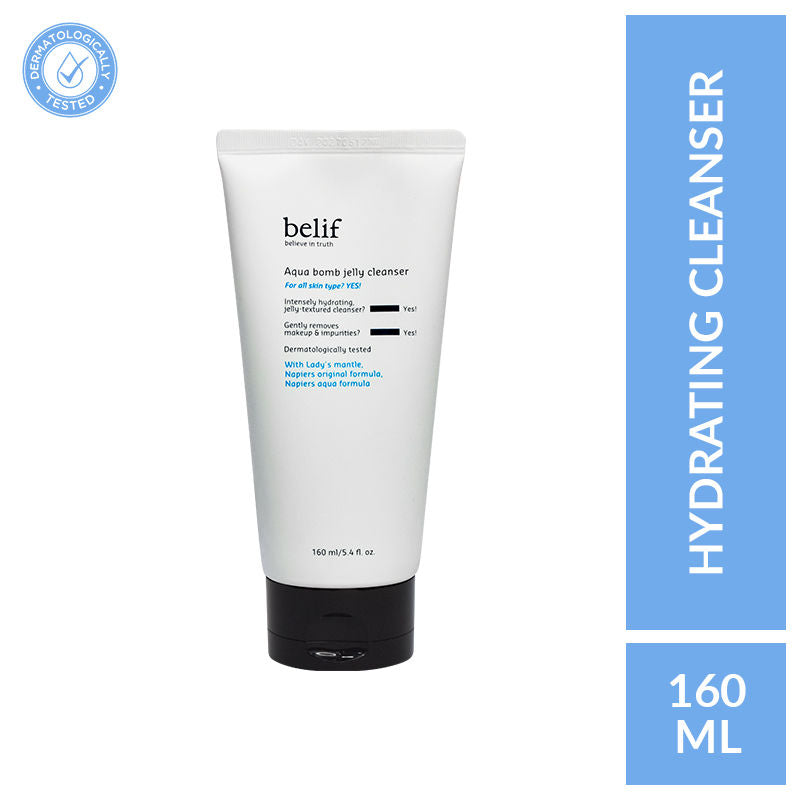 Aqua Bomb Jelly Cleanser - Hydrating Vegan Korean Gentle Face Wash & & Makeup Remover