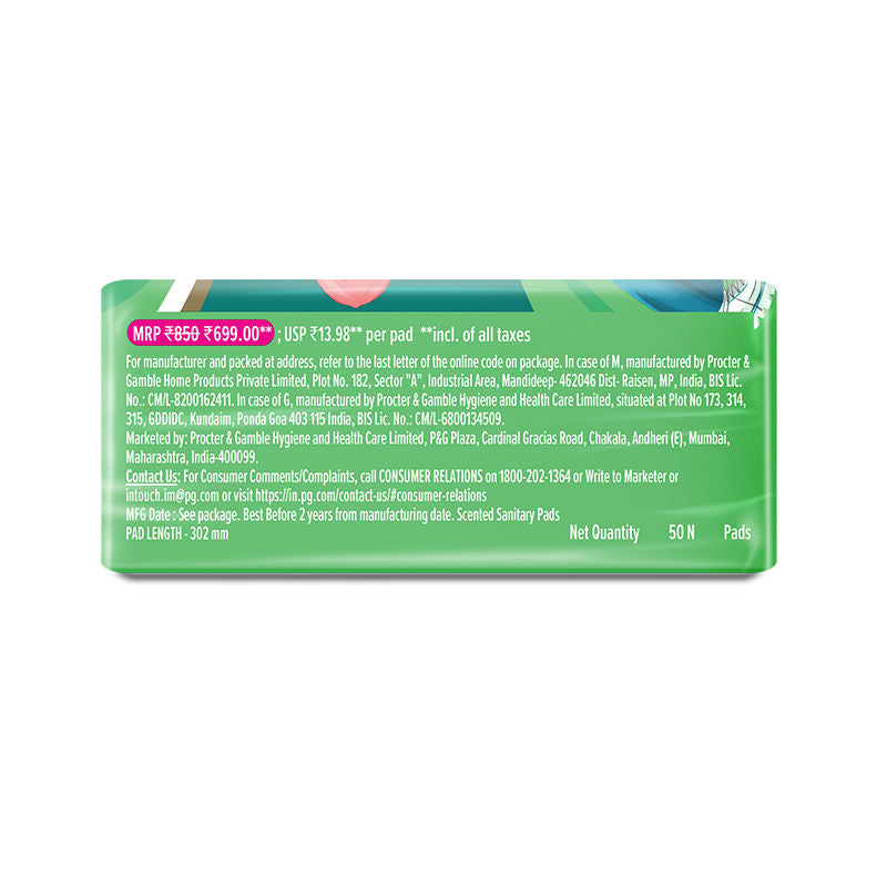 Ultra Upto No Gap No Leaks Sanitary Pads, 50 XL+ Pads, For Heavy Flow Protection