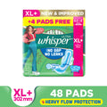 Ultra Upto No Gap No Leaks Sanitary Pads, 48 XL+ Pads, For Heavy Flow Protection