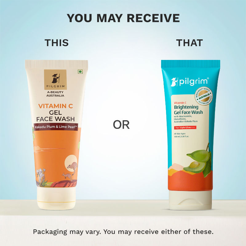 Vitamin C Brightening Gel Face Wash For Triple Glow+++