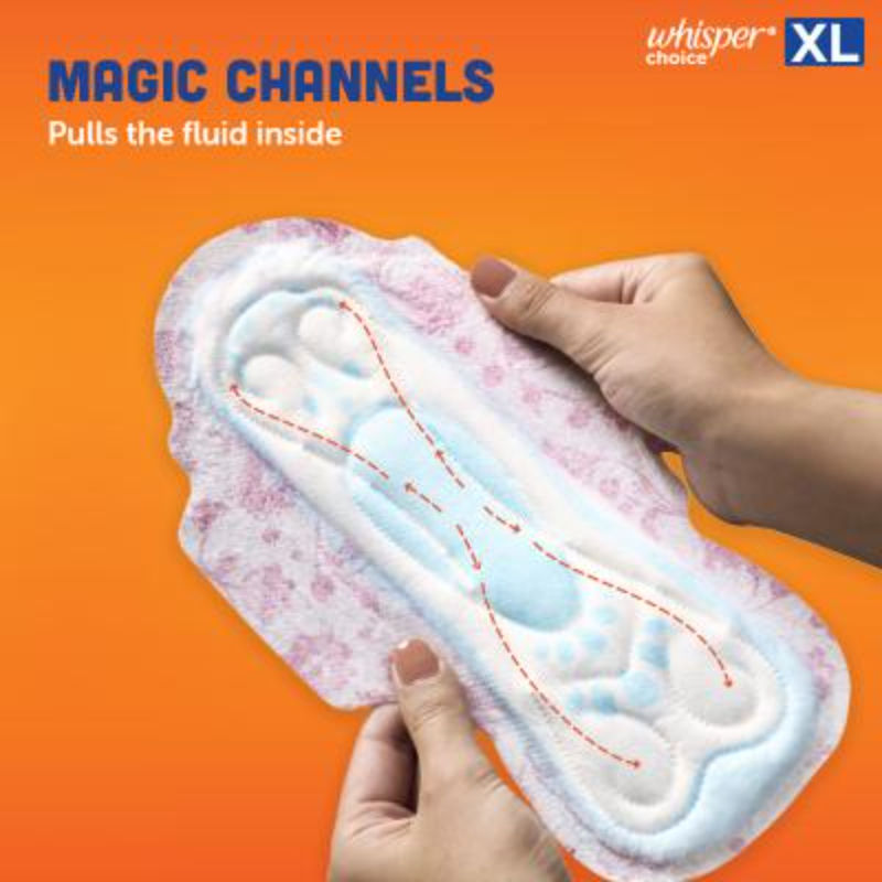 Choice XL, 36 XL Pads for medium to heavy flow, Gives Up to 100% worry-free protection