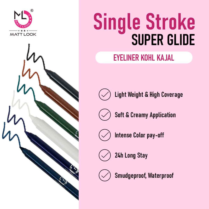 Single Stroke Eyeliner Kohl Kajal