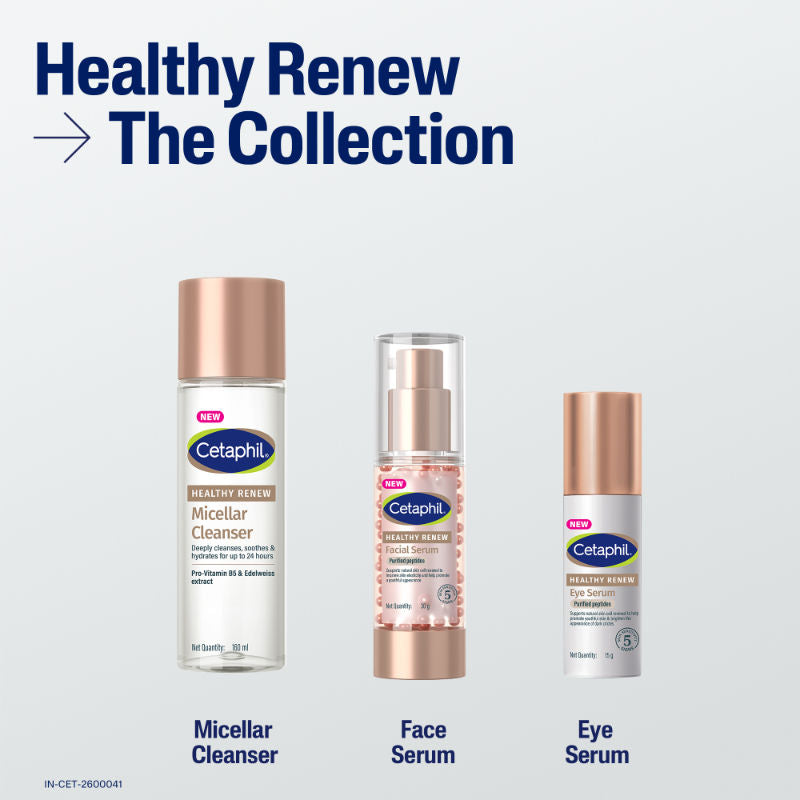 Healthy Renew Micellar Cleanser, Triple Action Formula for Anti Aging Skincare Routine