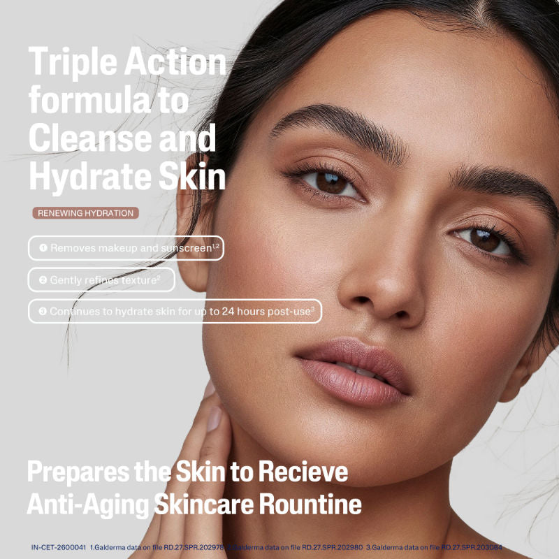 Healthy Renew Micellar Cleanser, Triple Action Formula for Anti Aging Skincare Routine