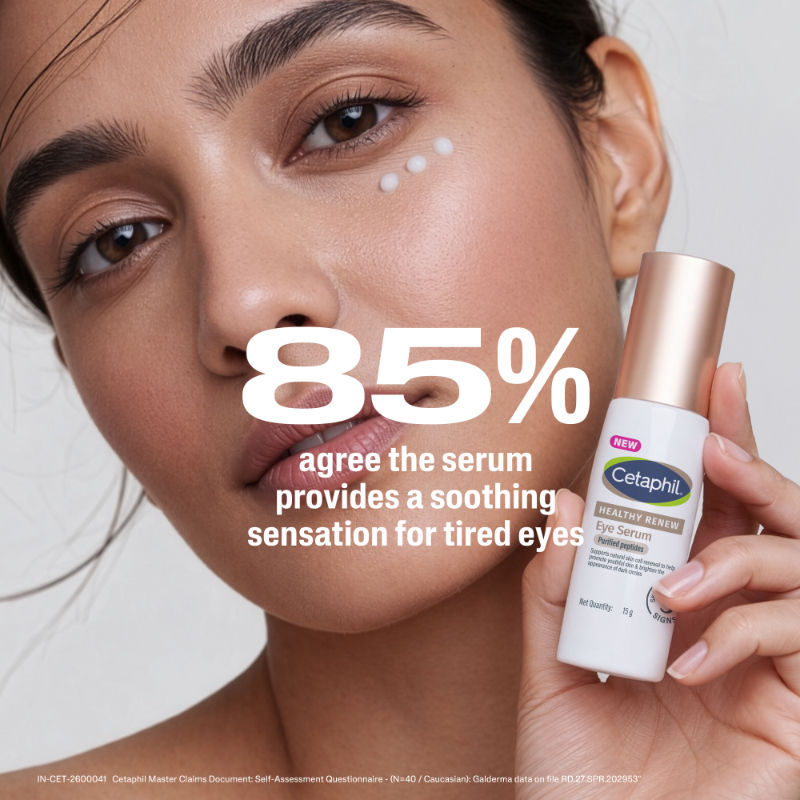 Healthy Renew Eye Serum with Purified Peptides, Reduces Dark Circles & Fine Lines