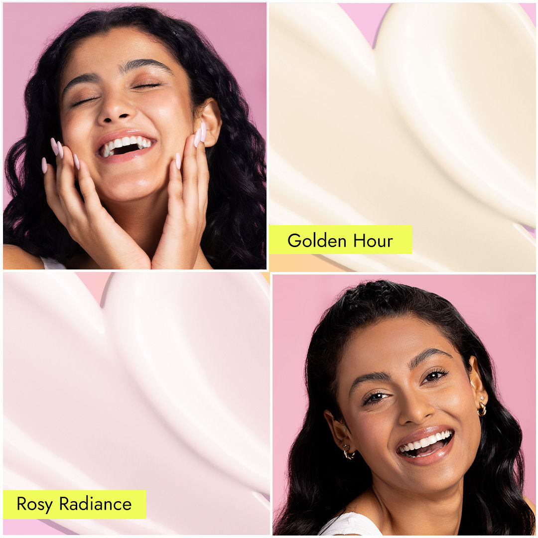 Nykaa Glow All Day Illuminating Strobe Cream + Moisturising Primer + Highlighter