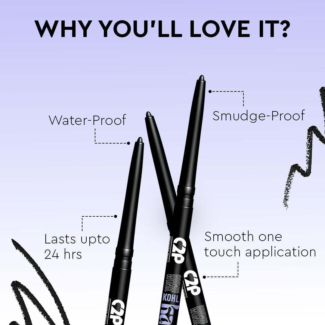 Cosmic Wink Waterproof Smudgeproof Kajal
