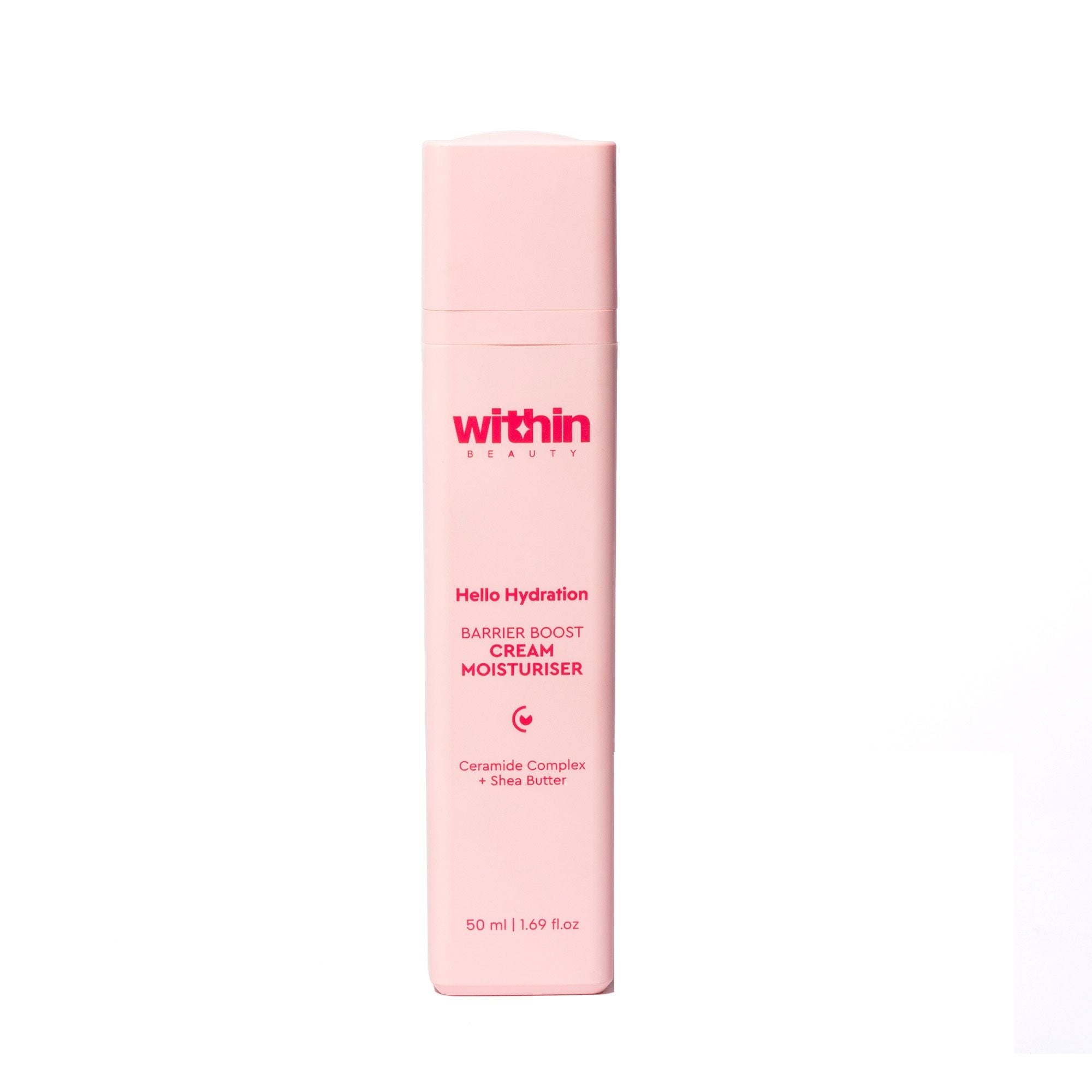 Ceramide & Shea Butter Cream Moisturiser, Hello Hydration Barrier Boost Moisturiser