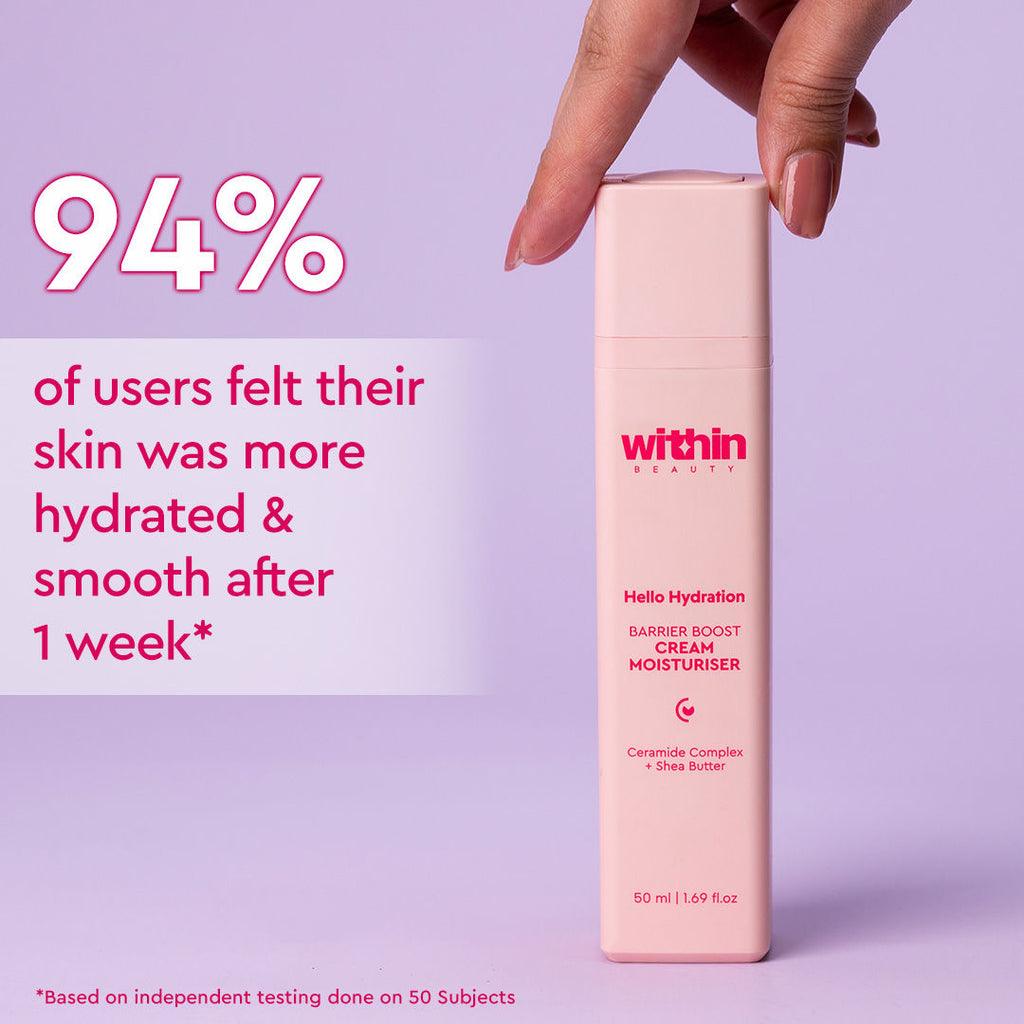 Ceramide & Shea Butter Cream Moisturiser, Hello Hydration Barrier Boost Moisturiser