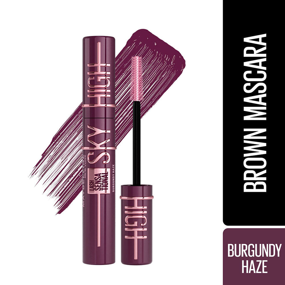 Maybelline Lash Sensational Sky High Mascara Cosmic Black - Burgundy Haze