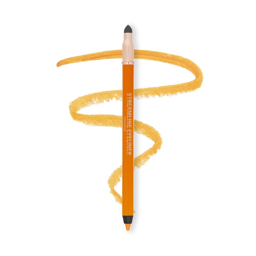 Streamline Waterline Eyeliner Pencil-Ultra Creamy Smudge Proof Smokey Looks - Orange