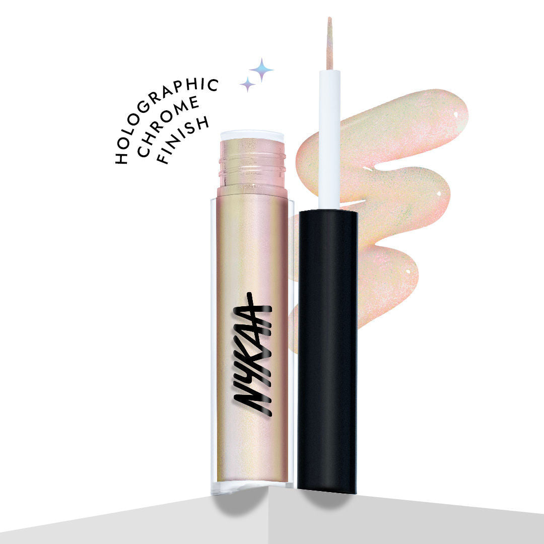 Stardust Dual Chrome Eyeliner with Holographic Finish - Im Glitching