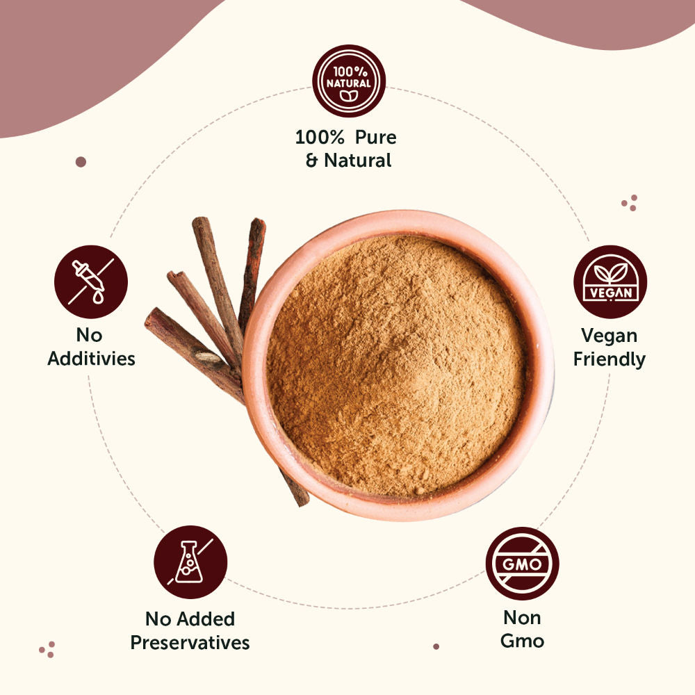 Manjistha Powder for Clean and Glowing Skin with No Artificial Colour and Additives
