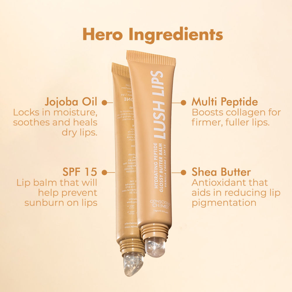 Multi Peptide & Shea Butter Lip Balm with SPF15