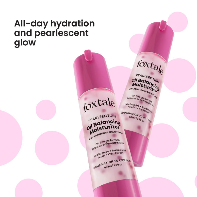 Niacinamide & Cica Oil Balancing Moisturizer for Oily Skin, Lightweight & Non-Greasy