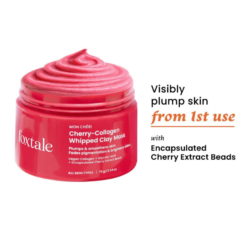 Cherry Collagen Mask for Dull Skin, Brightening & Anti-Aging