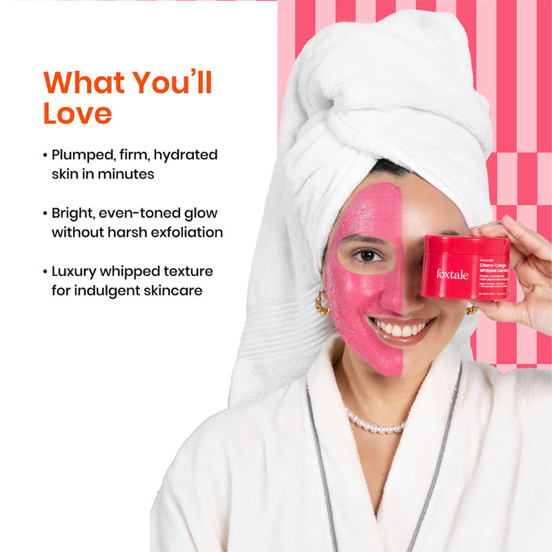 Cherry Collagen Mask for Dull Skin, Brightening & Anti-Aging