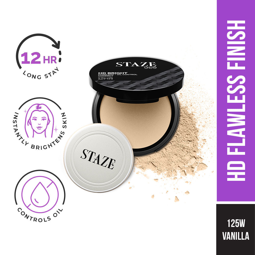 9to9 HD Bright Poreless + Oil Control Compact