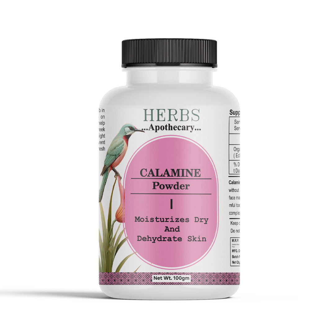 Herbs Apothecary Calamine Powder for Moisturize Dry And Dehydrate Skin