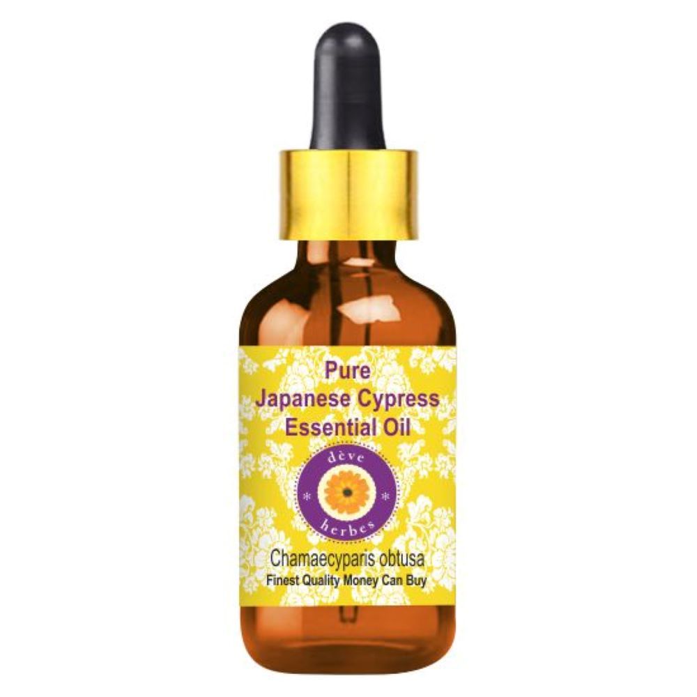 Pure Japanese Cypress Essential Oil for Relaxation, Stress Relief, Skin & Hair Care
