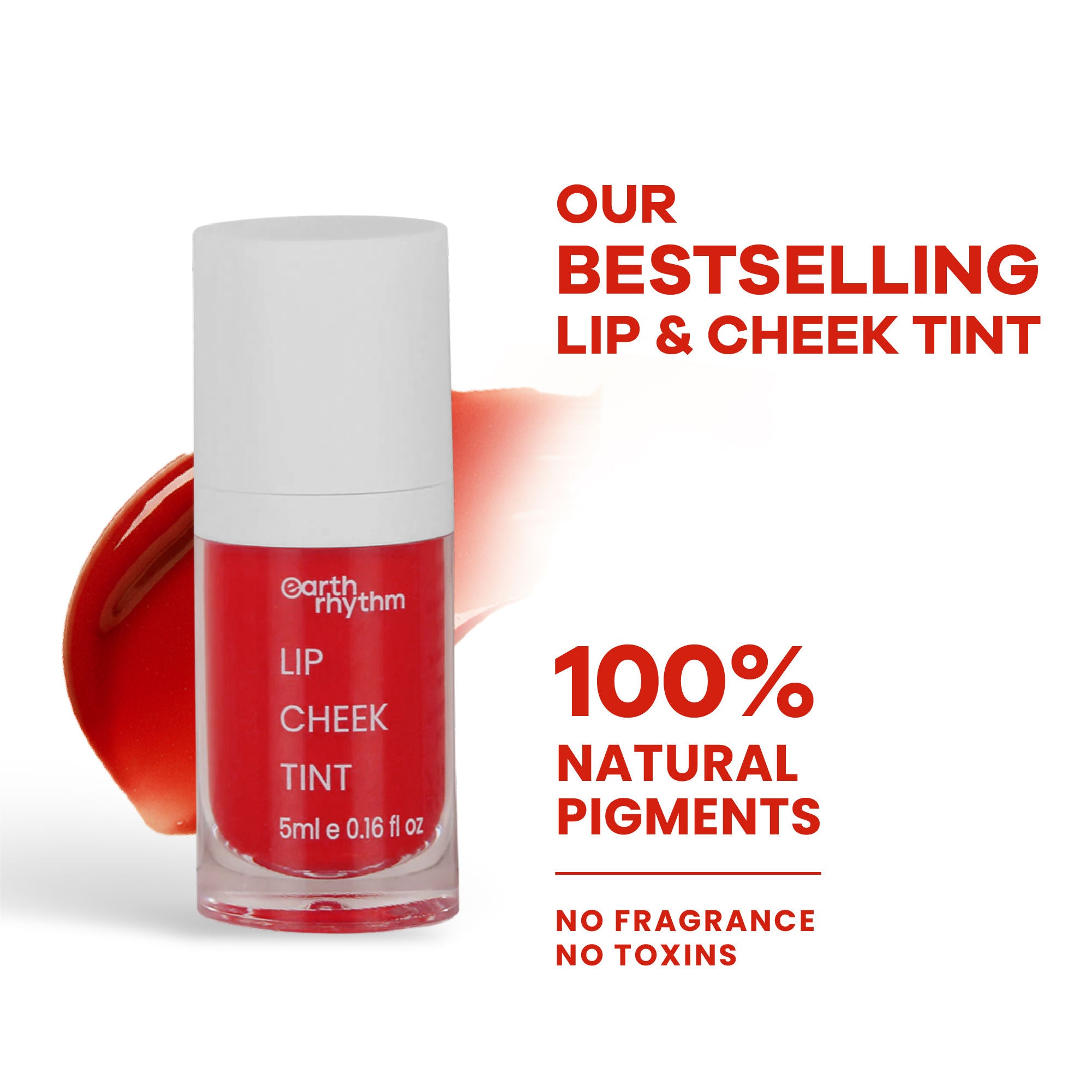 Tender Tint For Lip & Cheek With Pure Plant Pigments 10 H Stay - Cherry