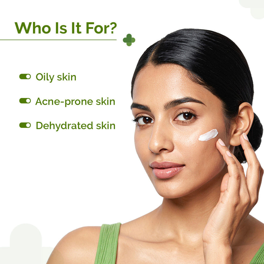 1% Salicylic Acid Oil-free Moisturizer for Face With Oat Extract For Active Acne
