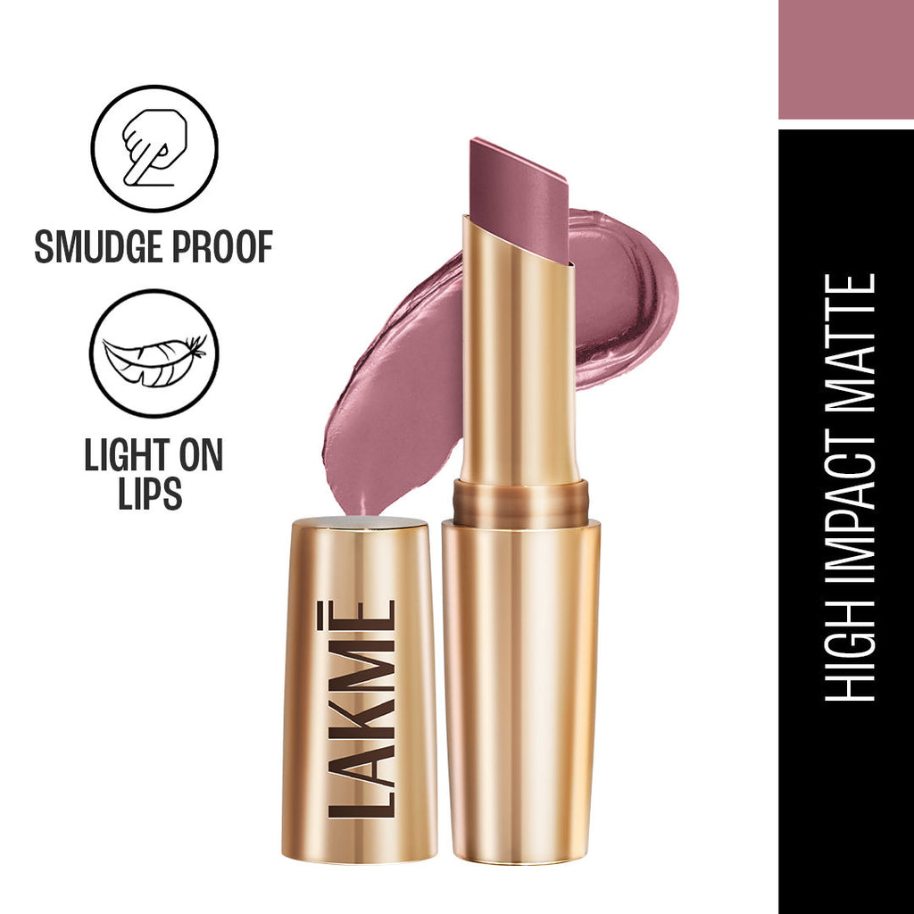 9 To 5 Powerplay Priming Matte Lipstick, Lasts hrs - MM1 Mauve Matter