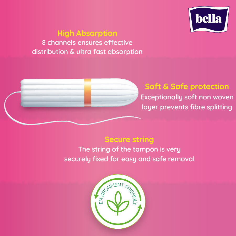 Tampon Mini for Women, High Absorption, Light Flow, Comfort Fit, Leakproof (16 Pcs)