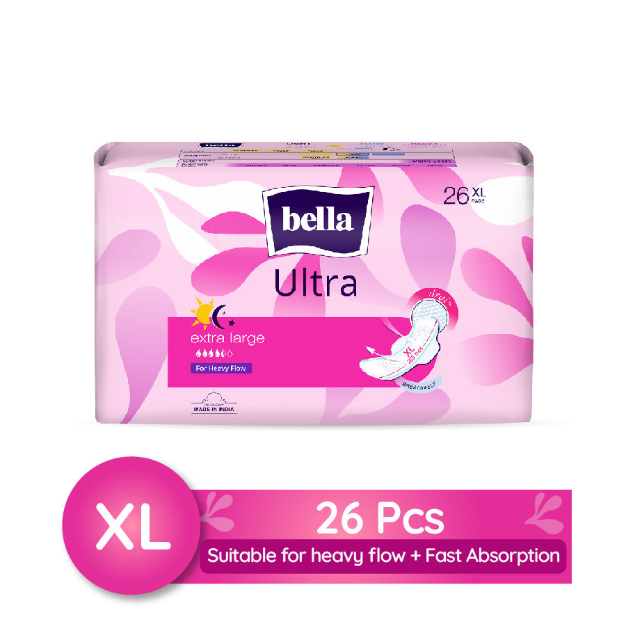 Ultra Thin Drai Sanitary Pads, Fast Absorbing, Breathable & Suitable For Heavy Flow (26 Pcs)