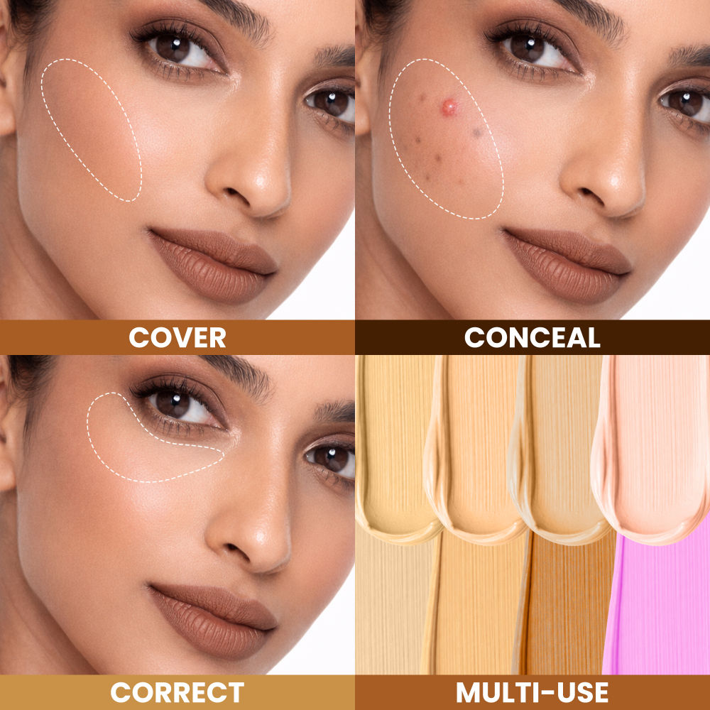Perfect Cover Concealer Palette, 8 In 1 Conceal, Correct & Contour