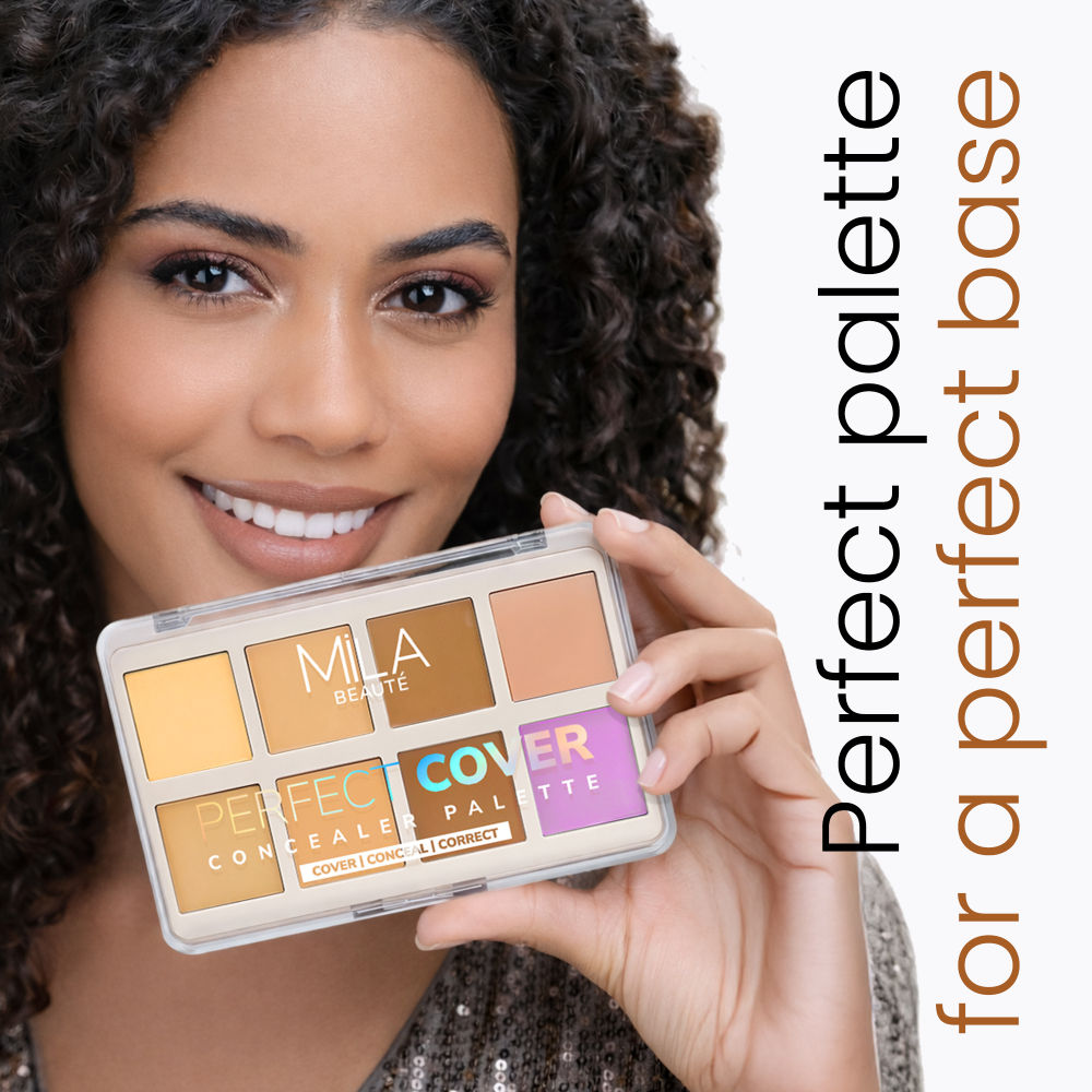 Perfect Cover Concealer Palette, 8 In 1 Conceal, Correct & Contour