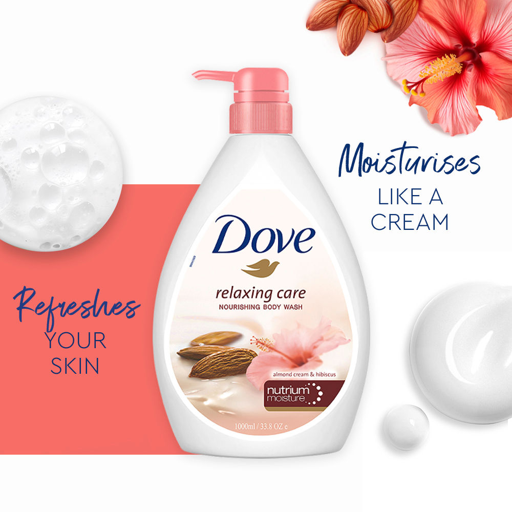 Body Wash - Relaxing Care Almond Cream & Hibiscus Nourishing