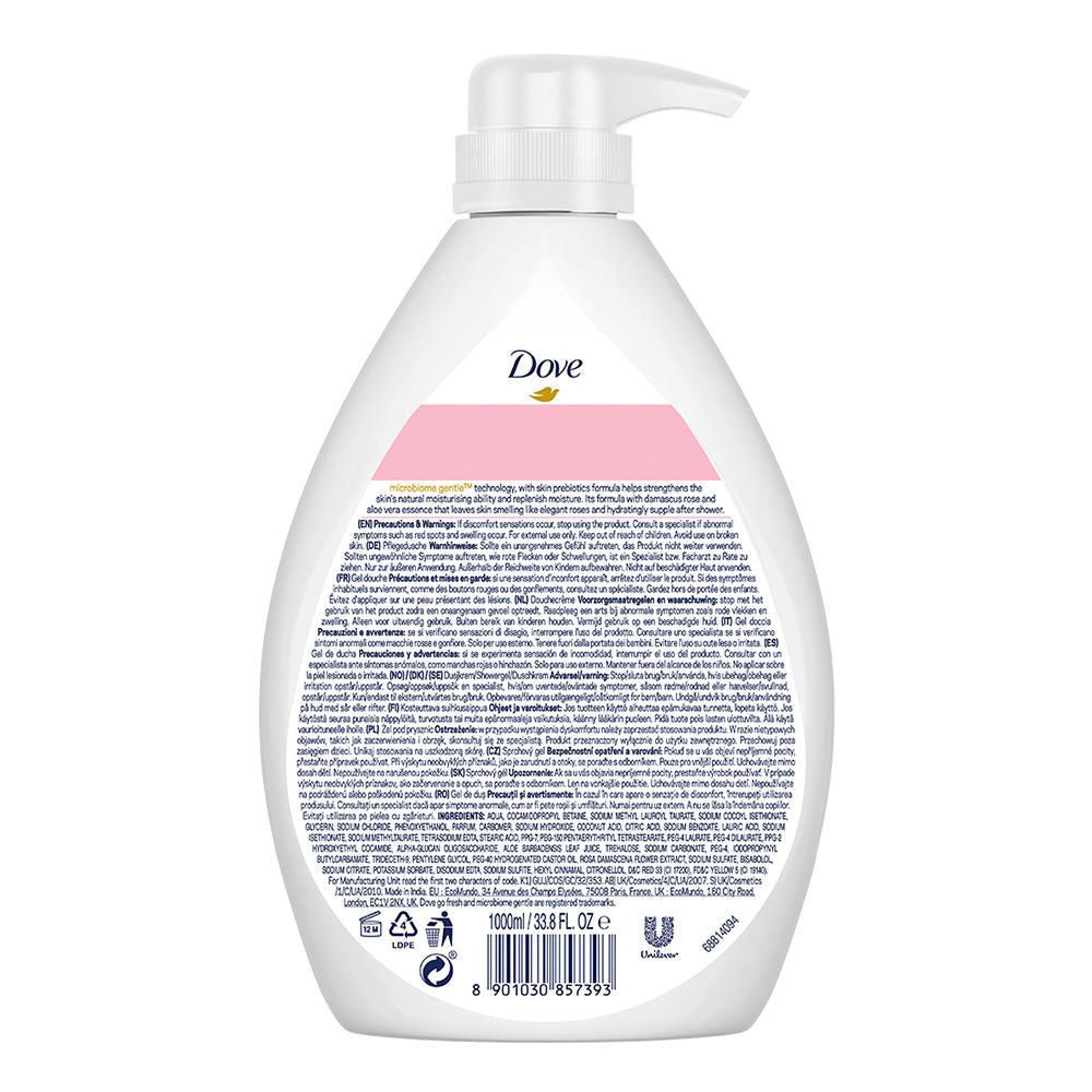 Body Wash- Soothing Rose & Aloe Vera Body