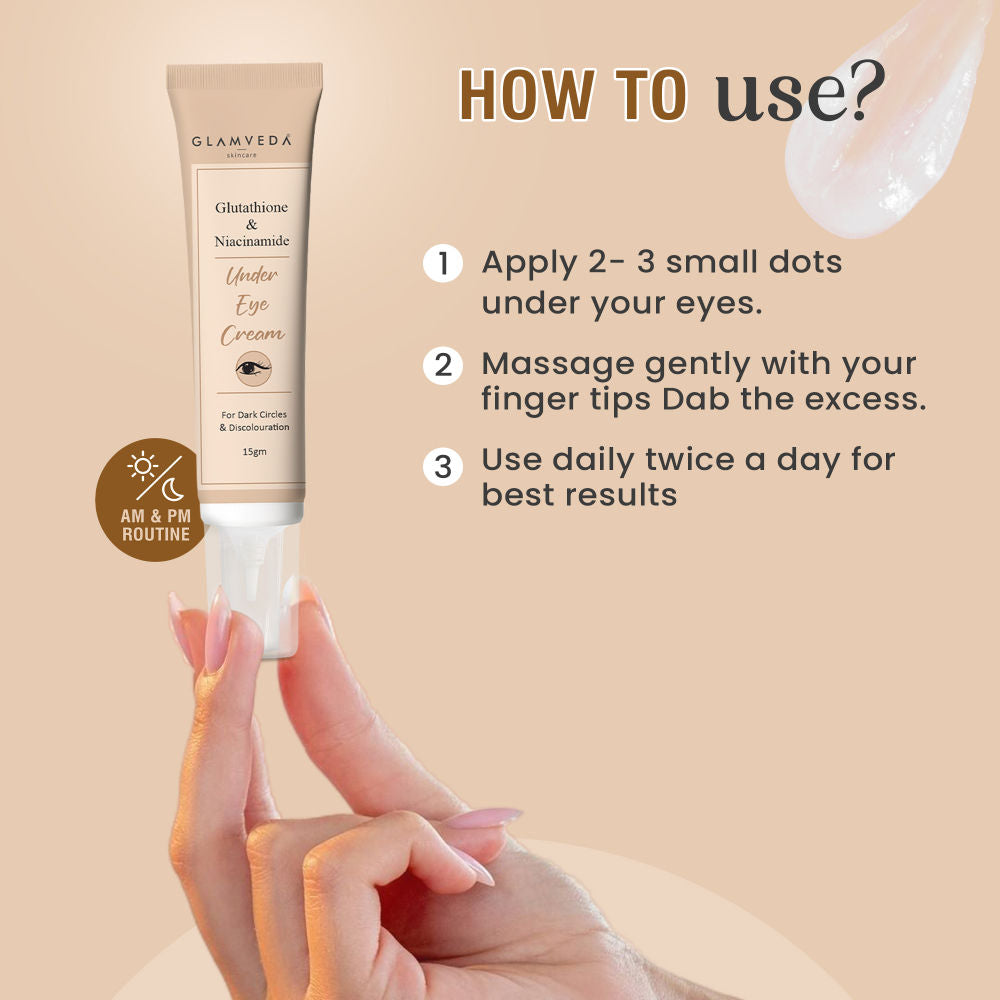 Glutathione & Niacinamide Under Eye Cream