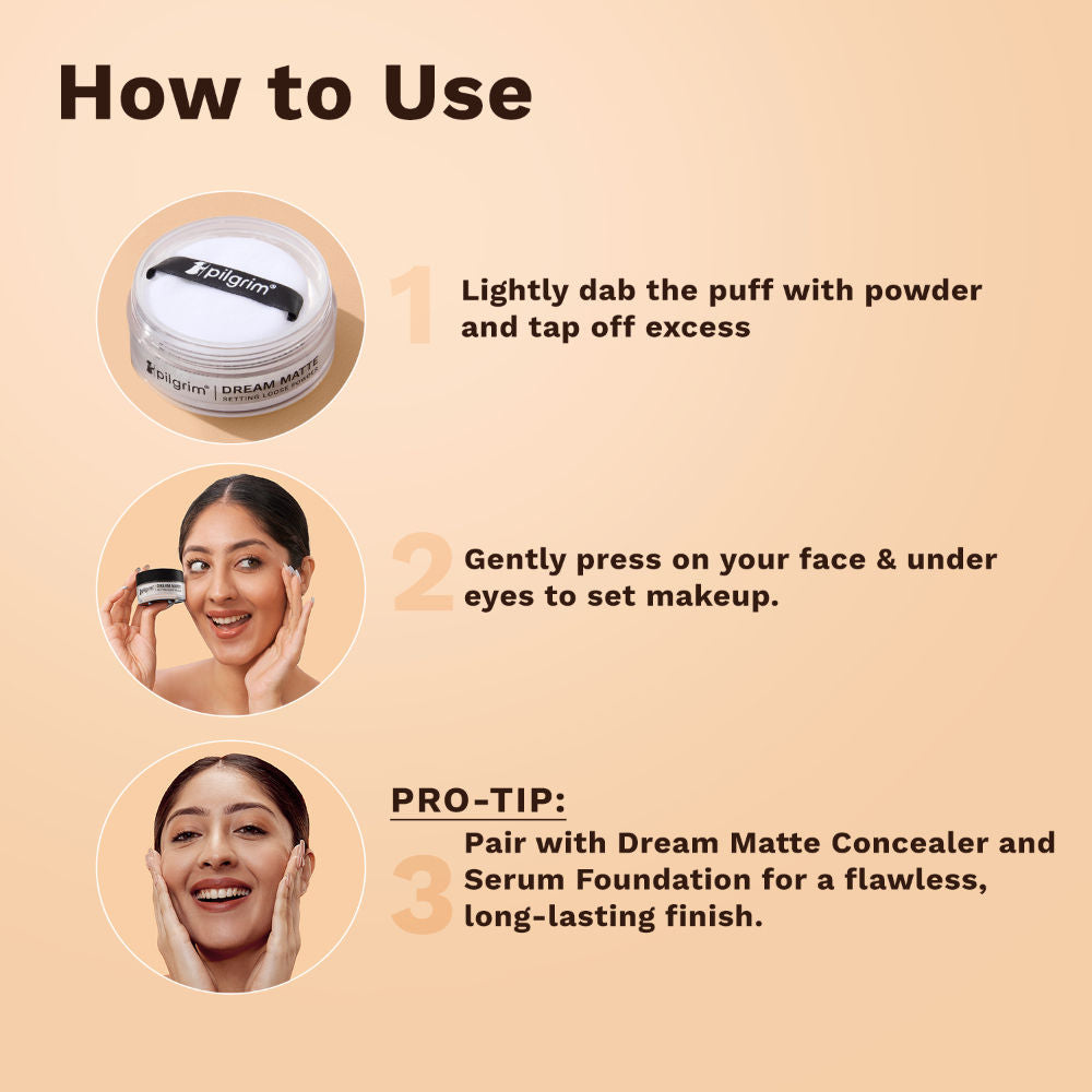 Pore Blurring Airbrush Finish Loose Powder