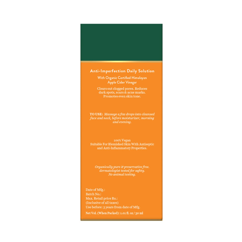 Advanced Organics Apple Cider Vinegar Anti-Imperfection