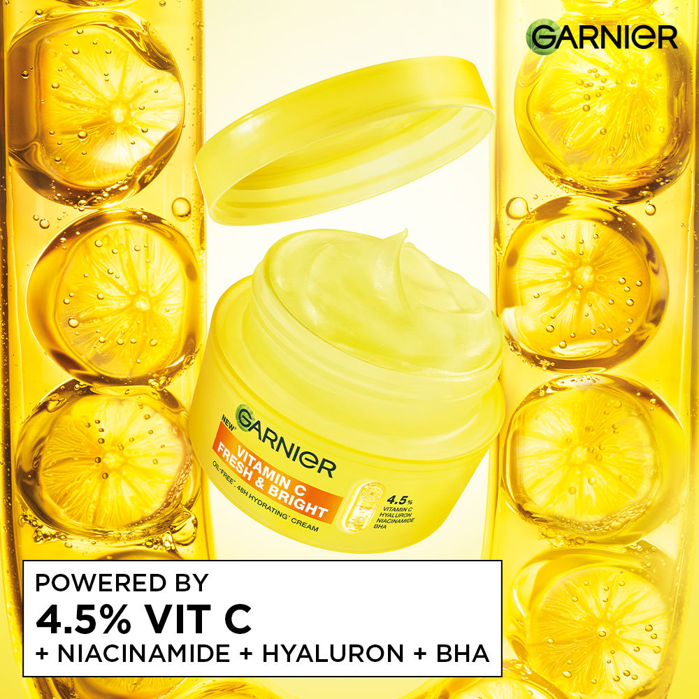 Fresh & Bright Vitamin C Sorbet Moisturizer, 4.5% Vit C, Hyaluronic Acid, Niacinamide