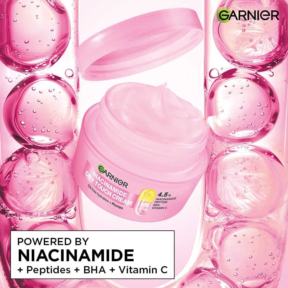 Fresh & Plump Niacinamide Sorbet Moisturizer, 4.5% Niacinamide Peptide BHA Vitamin C