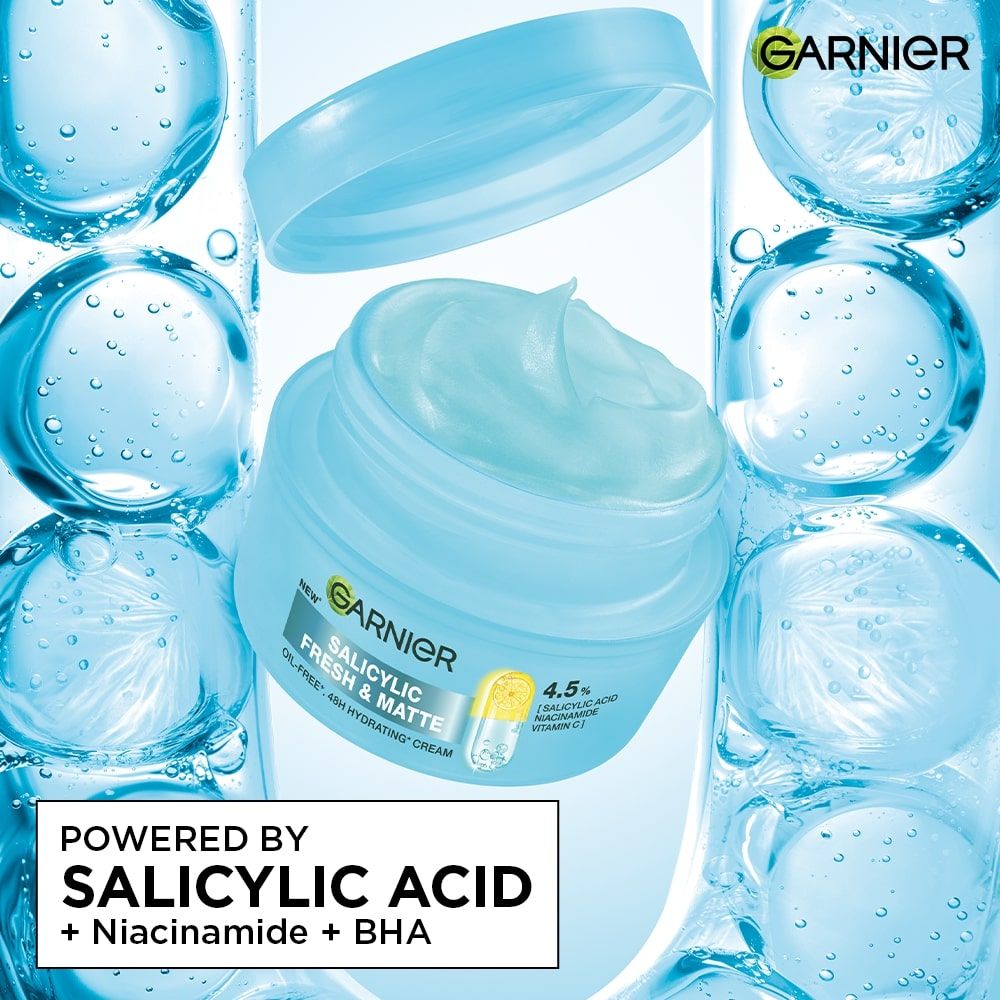Fresh & Matte Salicylic Acid Sorbet Moisturizer, 4.5% Salicylic Acid Niacinamide Vit C