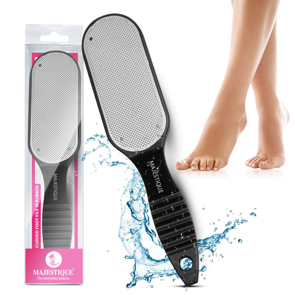 Curved Foot Scrubber and Pedicure Tool