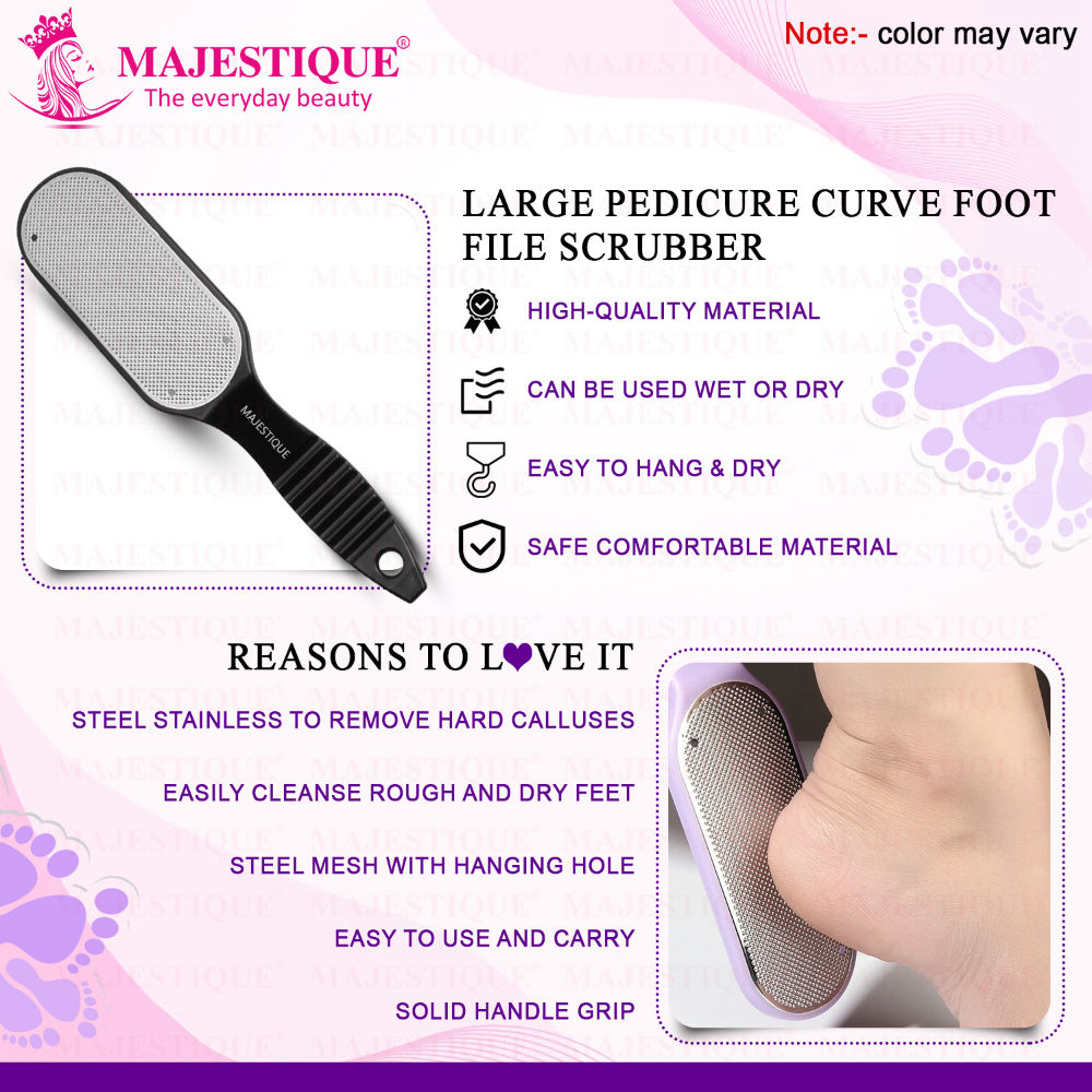 Curved Foot Scrubber and Pedicure Tool