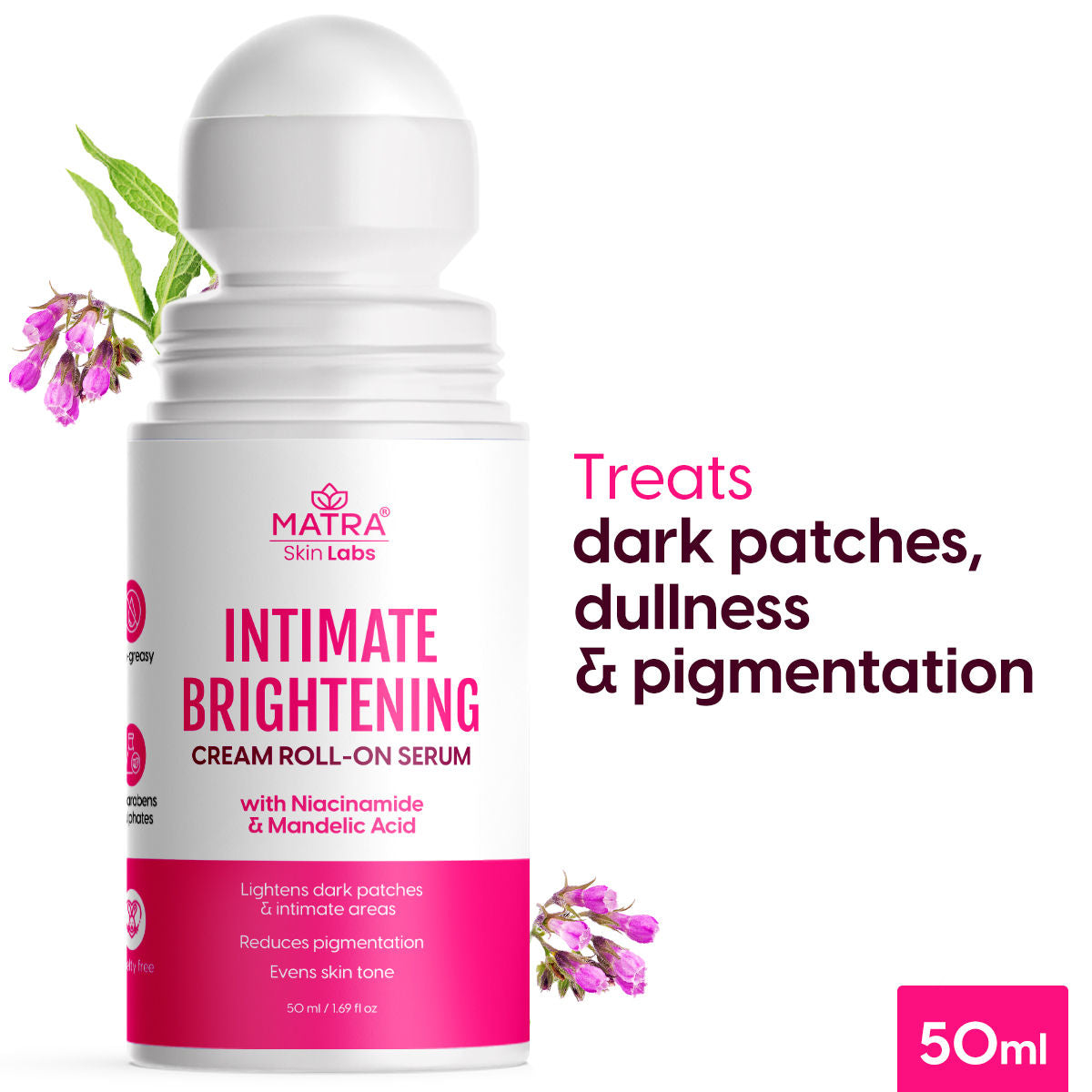 Skin Labs Intimate Brightening Cream Roll-On Serum for Lightening Dark Patches & Pigmentation