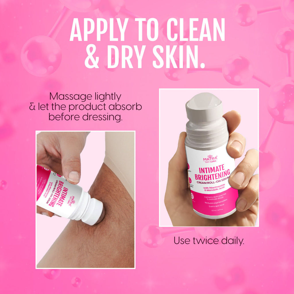 Skin Labs Intimate Brightening Cream Roll-On Serum for Lightening Dark Patches & Pigmentation